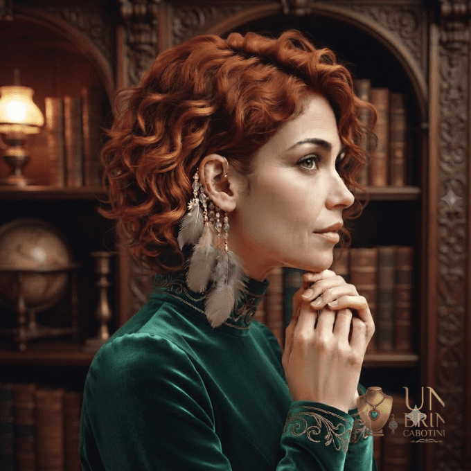Boucles d'oreilles asymétriques "Éveil Steampunk"