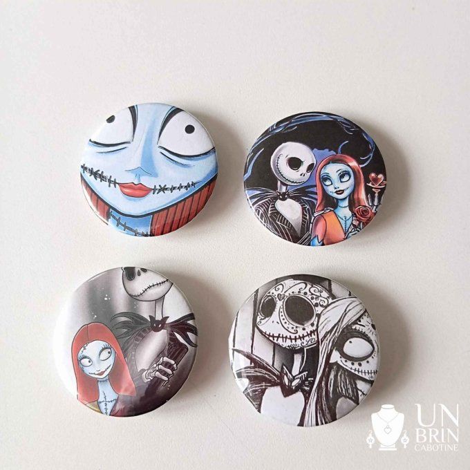 Badges Jack et Sally