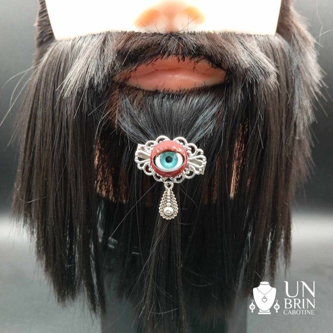 Bijoux de barbe "Je t'ai à l'oeil"